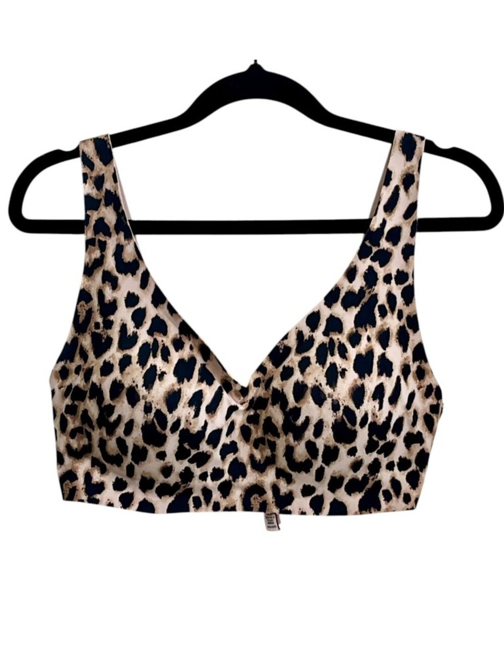 Victoria's Secret Leopard Wireless Bralette T-Shirt Bra 34D